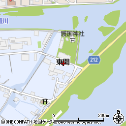 徳島県徳島市雑賀町東開周辺の地図