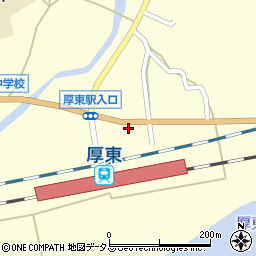山口県宇部市吉見駅前周辺の地図