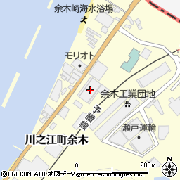 愛媛県四国中央市川之江町余木155周辺の地図