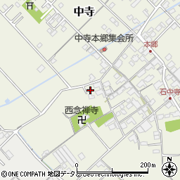 愛媛県今治市中寺706-4周辺の地図