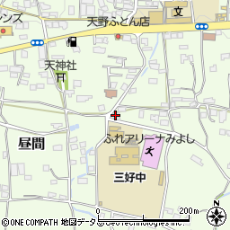 徳島県三好郡東みよし町昼間1891周辺の地図