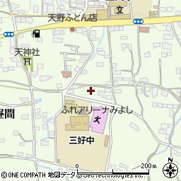 徳島県三好郡東みよし町昼間1743周辺の地図