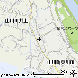 徳島県吉野川市山川町奥川田266周辺の地図