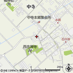 愛媛県今治市中寺705周辺の地図