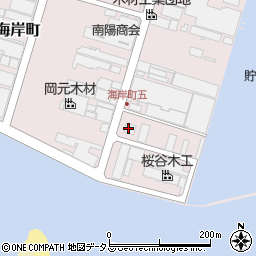 株式会社徳島中央木材市場　本社周辺の地図