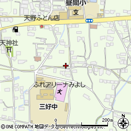 徳島県三好郡東みよし町昼間1748周辺の地図