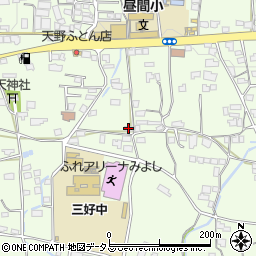 徳島県三好郡東みよし町昼間1747周辺の地図