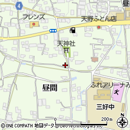 徳島県三好郡東みよし町昼間3482周辺の地図