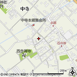 愛媛県今治市中寺672周辺の地図