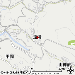 徳島県美馬市穴吹町穴吹遠所周辺の地図