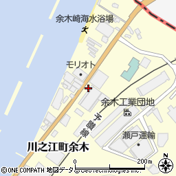 愛媛県四国中央市川之江町余木154周辺の地図