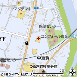 徳島県美馬郡つるぎ町貞光中須賀19周辺の地図