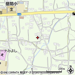 徳島県三好郡東みよし町昼間1577周辺の地図