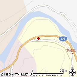 和歌山県有田郡有田川町修理川23周辺の地図