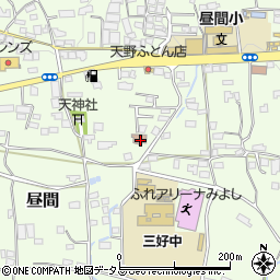 徳島県三好郡東みよし町昼間1885周辺の地図