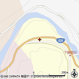 和歌山県有田郡有田川町修理川21周辺の地図