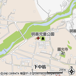 徳島県徳島市上八万町下中筋287-1周辺の地図