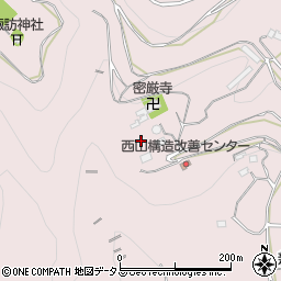 徳島県三好市池田町西山佐古周辺の地図