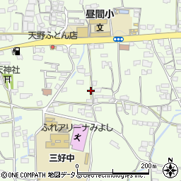 徳島県三好郡東みよし町昼間1751周辺の地図
