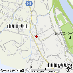 徳島県吉野川市山川町奥川田271周辺の地図