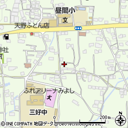 徳島県三好郡東みよし町昼間1666周辺の地図