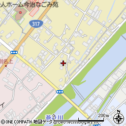 愛媛県今治市別名102周辺の地図