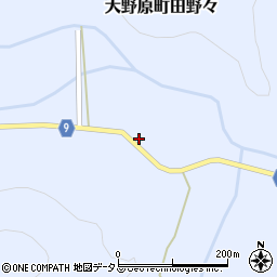香川県観音寺市大野原町田野々818周辺の地図