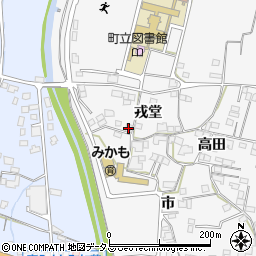 徳島県三好郡東みよし町西庄戎堂周辺の地図
