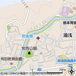 和歌山県農業共済組合　中部支所周辺の地図