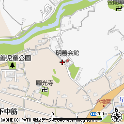 徳島県徳島市上八万町下中筋349-1周辺の地図