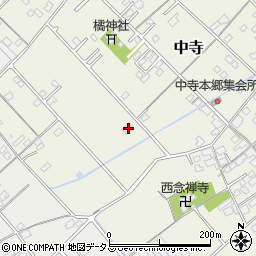 愛媛県今治市中寺822周辺の地図