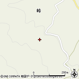 徳島県吉野川市美郷峠191周辺の地図