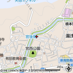 和歌山県有田郡湯浅町湯浅1695-4周辺の地図