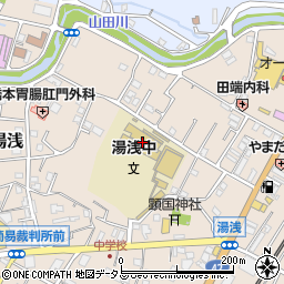 湯浅町立湯浅中学校周辺の地図