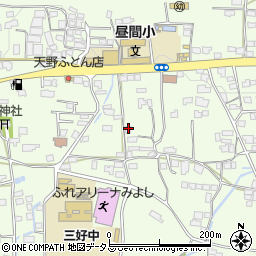 徳島県三好郡東みよし町昼間1661周辺の地図