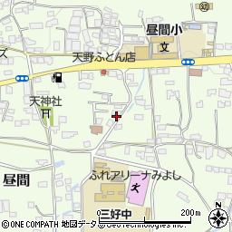 徳島県三好郡東みよし町昼間1770周辺の地図