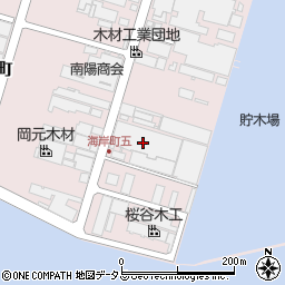 徳島県木材センター　協同組合周辺の地図