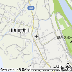 徳島県吉野川市山川町奥川田275周辺の地図