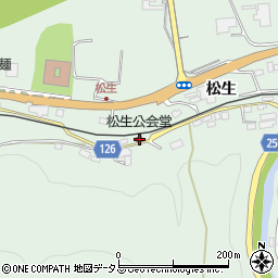 松生公会堂周辺の地図
