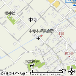 愛媛県今治市中寺830-1周辺の地図