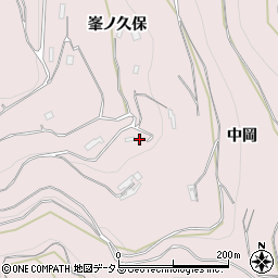 徳島県三好市池田町西山峯ノ久保2442周辺の地図