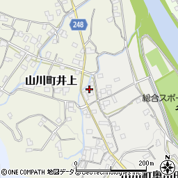 徳島県吉野川市山川町奥川田267周辺の地図