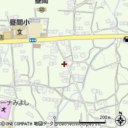 徳島県三好郡東みよし町昼間1566周辺の地図
