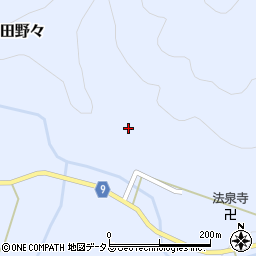香川県観音寺市大野原町田野々周辺の地図