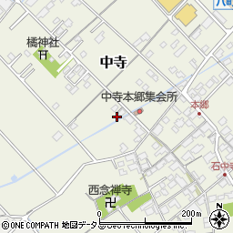 愛媛県今治市中寺866周辺の地図