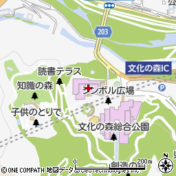 徳島県立図書館周辺の地図