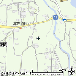 徳島県三好郡東みよし町昼間318周辺の地図