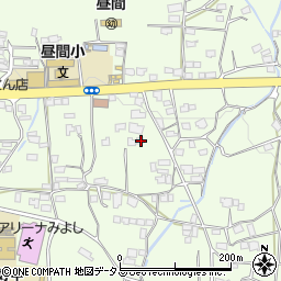 徳島県三好郡東みよし町昼間1570周辺の地図