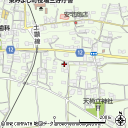徳島県三好郡東みよし町昼間3150周辺の地図