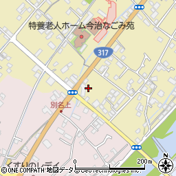 愛媛県今治市別名225周辺の地図